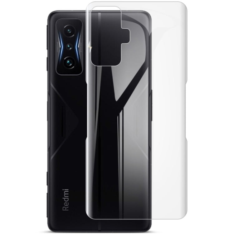 Curved full-screen hydrogel phone back protector film, clear sheet over rear camera area