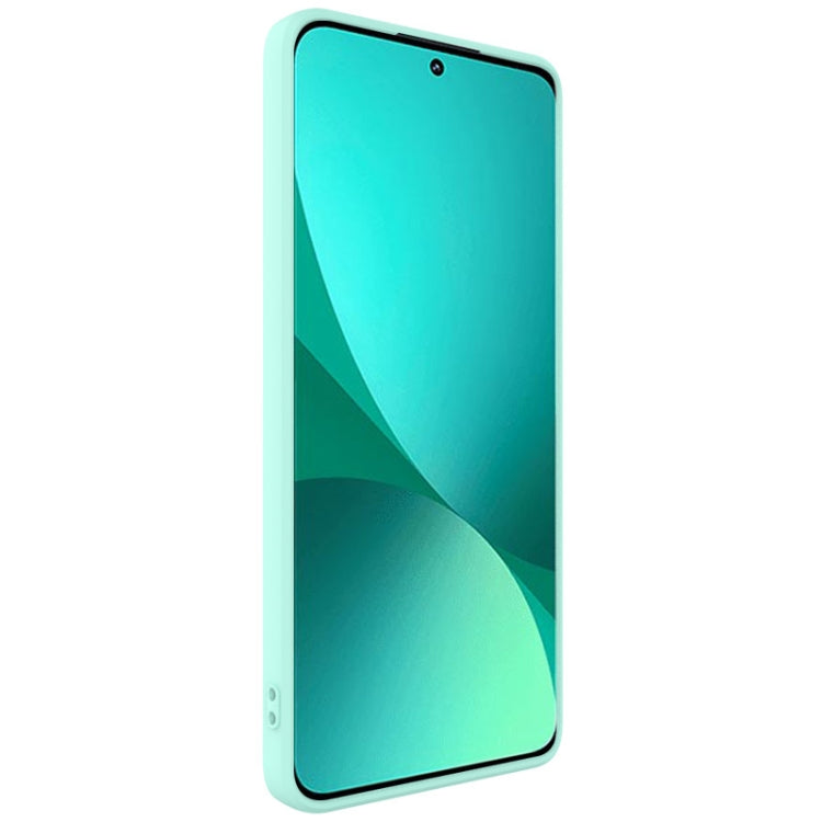 Light teal TPU phone case with slim bezels for touchscreen device