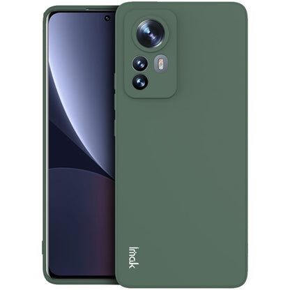 Dark green TPU phone case with camera cutout and minimal slim profile