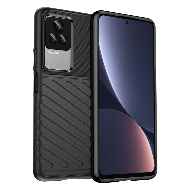 Black TPU shockproof phone case with textured grip and camera protection