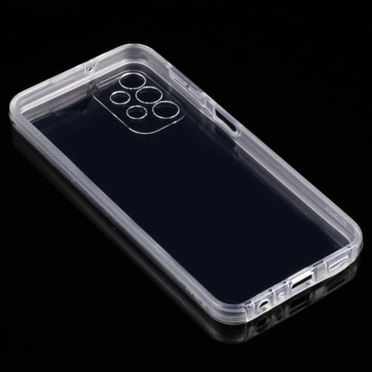 Clear TPU phone case front cover with camera ring cutouts and raised edge protection