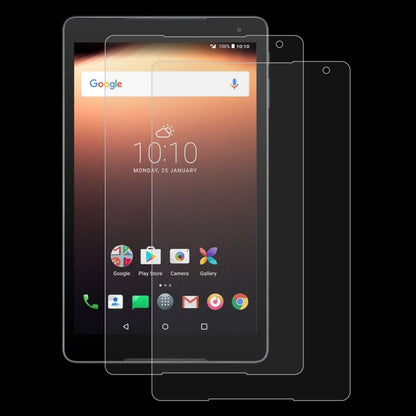 Tablet front tempered glass screen protector, clear fit with sensor cutouts
