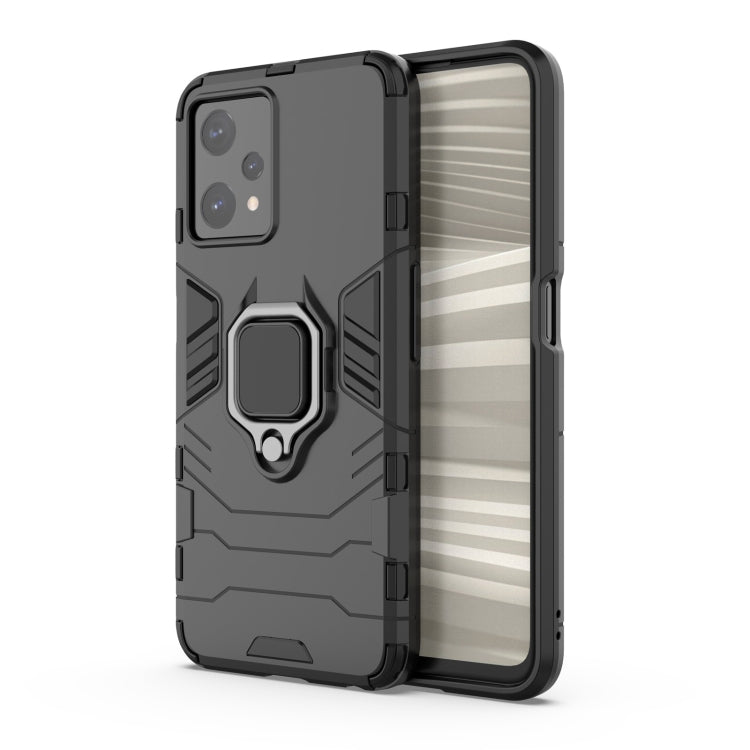 Magnetic ring phone case with TPU cover, dark gray back with ring stand