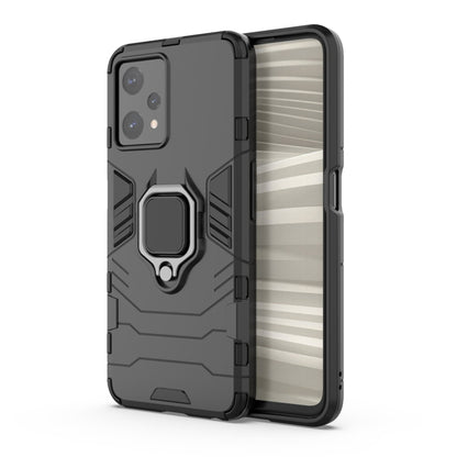 Magnetic ring phone case with TPU cover, dark gray back with ring stand