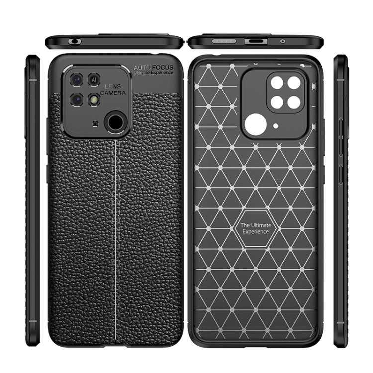 Black TPU shockproof case, textured back with geometric design and port cutouts