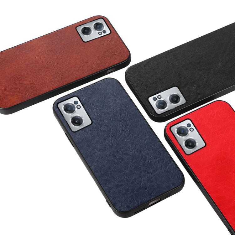 Shockproof phone cases for OnePlus Nord CE 2 5G: black, navy, red, and brown