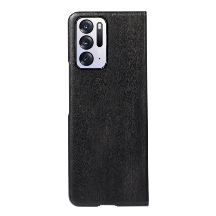 Textured PU phone case with camera cutouts, black slim back cover