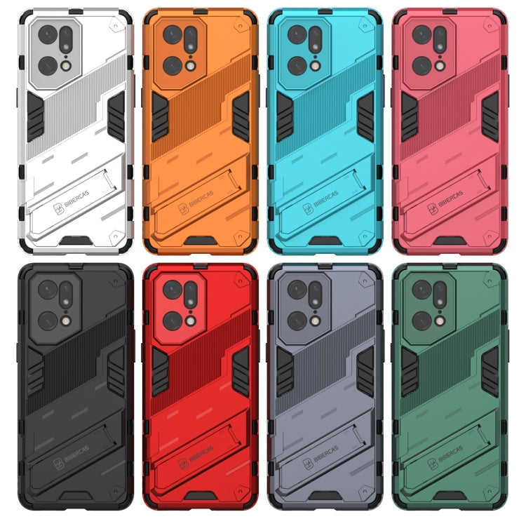 Rugged TPU shockproof phone cases with invisible holder in assorted colors