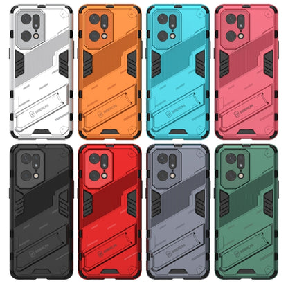 Rugged TPU shockproof phone cases with invisible holder in assorted colors