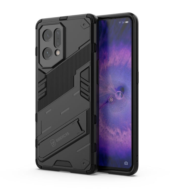 Black rugged phone case with raised TPU shockproof frame and camera cutouts