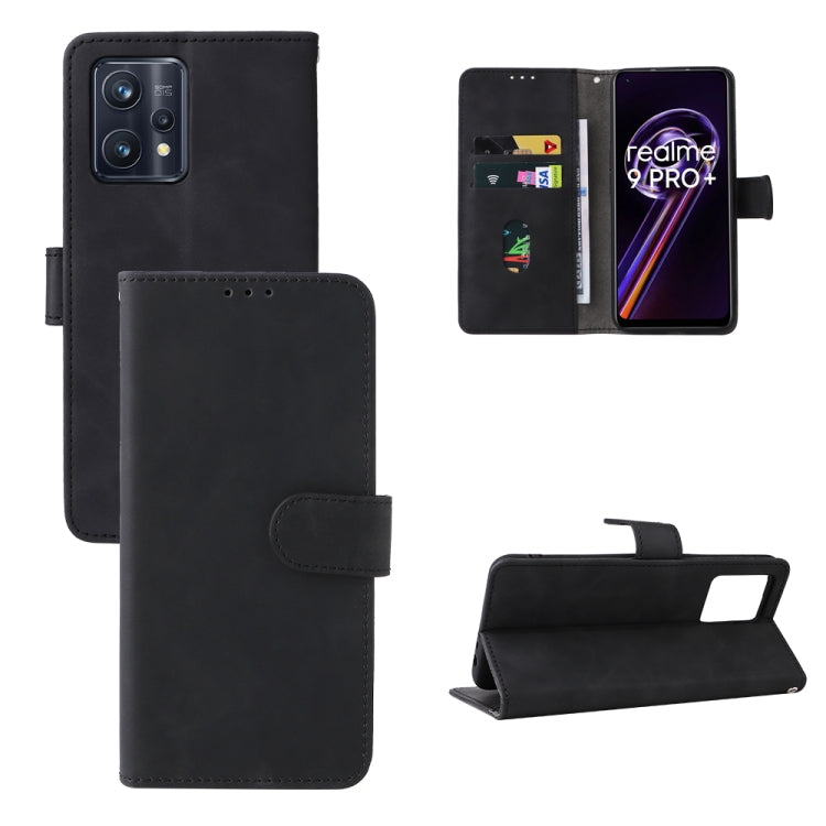 Black leather-style magnetic buckle folio phone case with card slots and cover flap