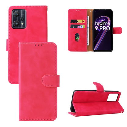 Pink calf-texture leather phone case with magnetic buckle, card slot, and kickstand