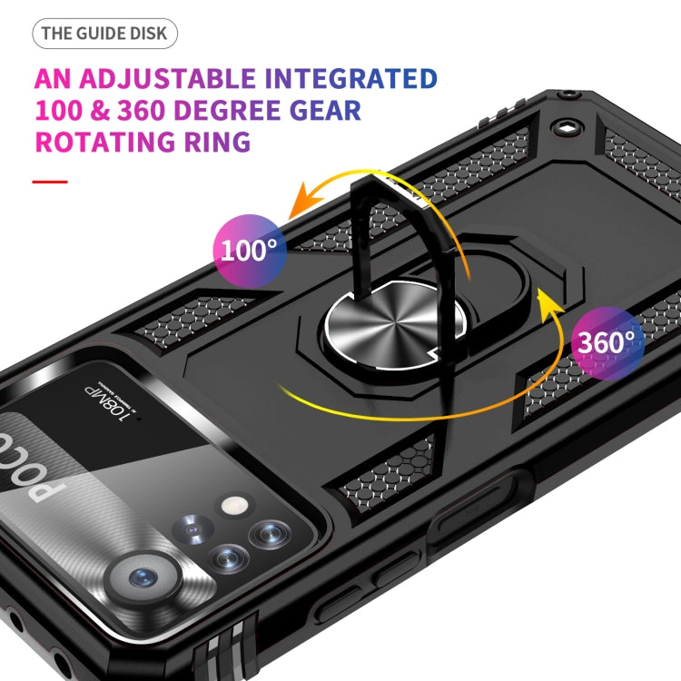 Phone case ring kickstand close-up with adjustable 100° and 360° rotation