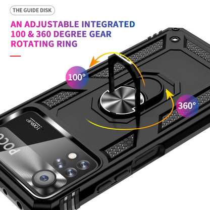Phone case ring kickstand close-up with adjustable 100° and 360° rotation