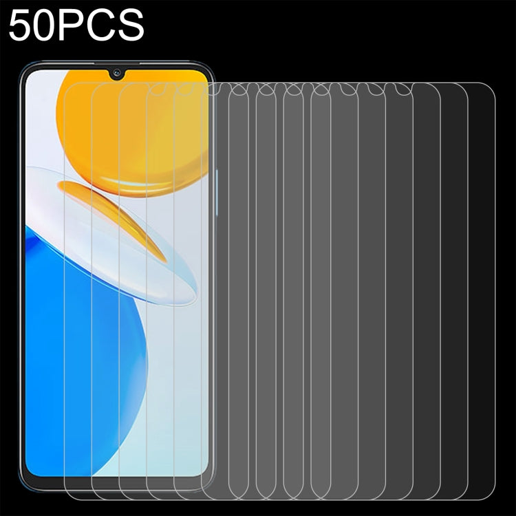 50-pack 0.26mm tempered glass screen protector films for curved phone screens