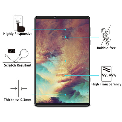 Tablet tempered glass screen protector, 9H scratch resistant, high transparency