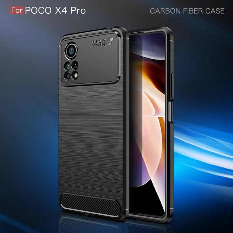 Black carbon fiber texture TPU phone case with raised camera cutout