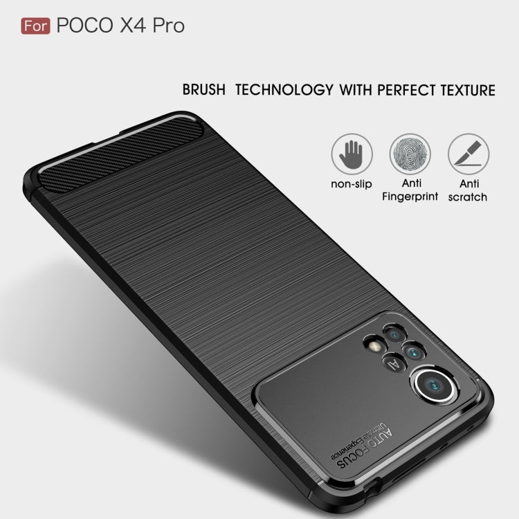 Black brushed texture TPU phone case with grip surface and camera cutout