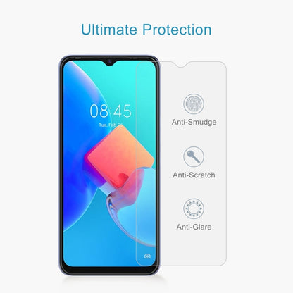 Tempered glass screen protector with anti-smudge, anti-scratch, and anti-glare coverage