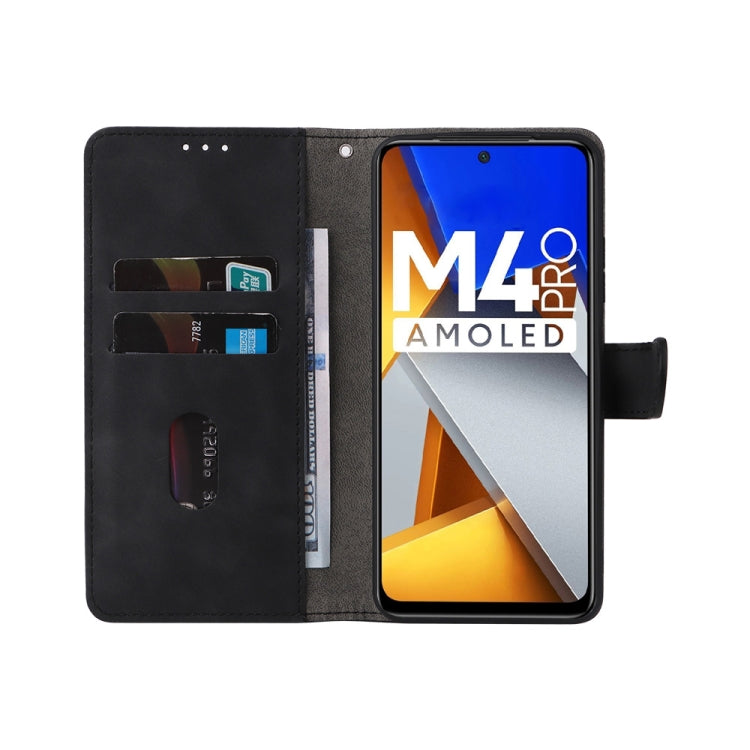 Black magnetic flip leather phone case with card slots and screen window