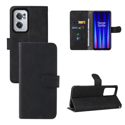 Black leather magnetic flip phone case with card pocket and folio stand