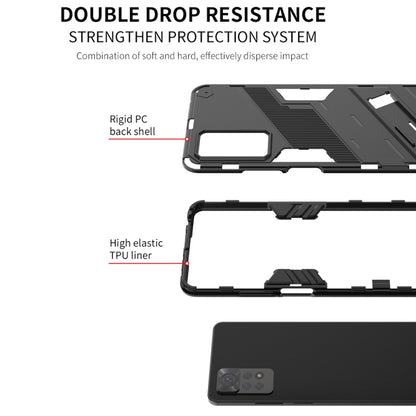 Rugged phone case with rigid PC back shell and flexible TPU shock liner