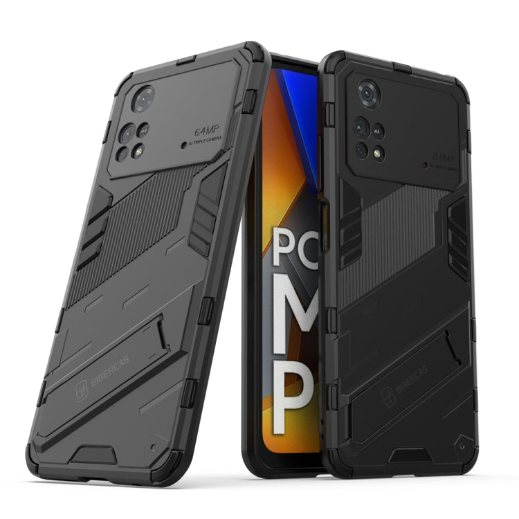 Rugged 2-in-1 phone case with holder, dark gray armor shell, shockproof corners