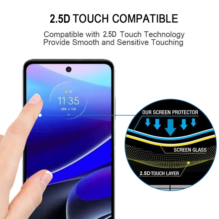 Tempered glass screen protector with 2.5D curved edges for smooth touch