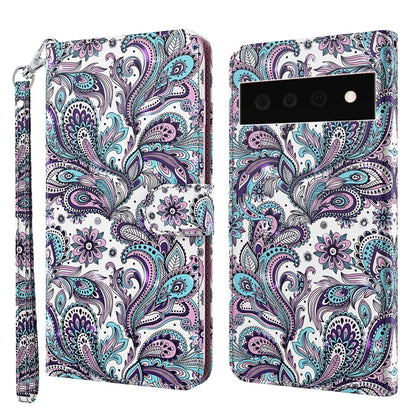 Phone case front with teal purple paisley bird print and raised camera window
