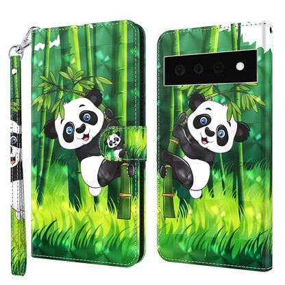 Green panda and bamboo phone case with camera cutout and side wrist strap