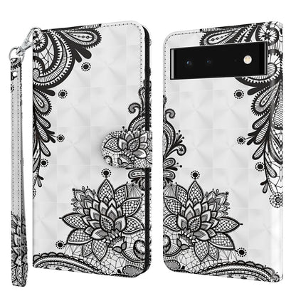 White floral mandala phone case with decorative lotus design and camera cutout