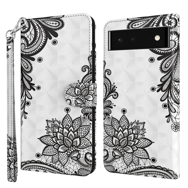 White floral mandala phone case featuring lotus flower art and side strap