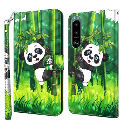 Green panda and bamboo wallet-style phone case with wrist strap, protective cover