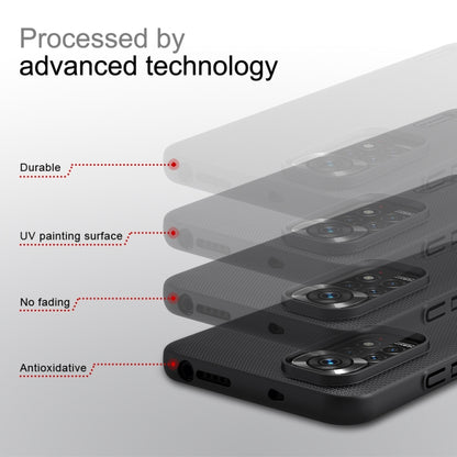 NILLKIN frosted PC phone case in dark finish with durable UV-painted coating