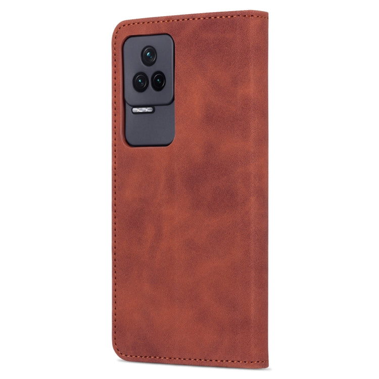 Brown leather phone case with camera cutout and textured finish