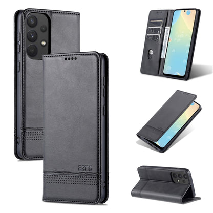 Dark gray magnetic flip leather phone case with textured finish and card slot.