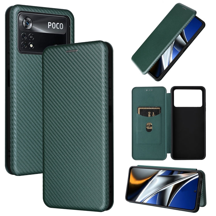 Magnetic flip phone case, carbon fiber texture, deep teal with card pocket and cutout