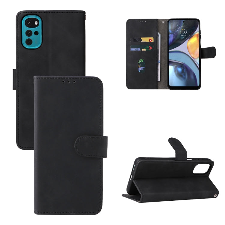 Black PU leather-texture magnetic buckle phone case with folio wallet and card slots