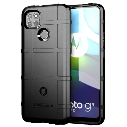 Black rugged TPU shockproof phone case with raised camera and ring holder cutout