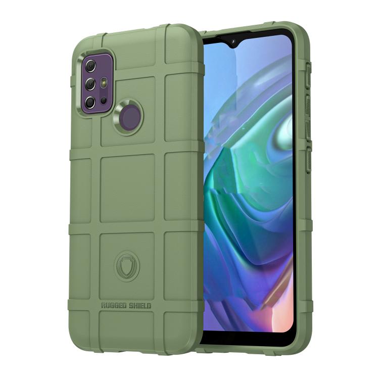 Light green rugged TPU phone case with camera cutout and shockproof bumper corners