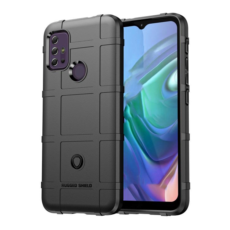 Graphite rugged TPU phone case with camera cutout and shockproof bumper design