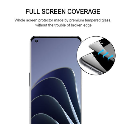 Full-screen tempered glass screen protector with curved edges for OnePlus 10 Pro