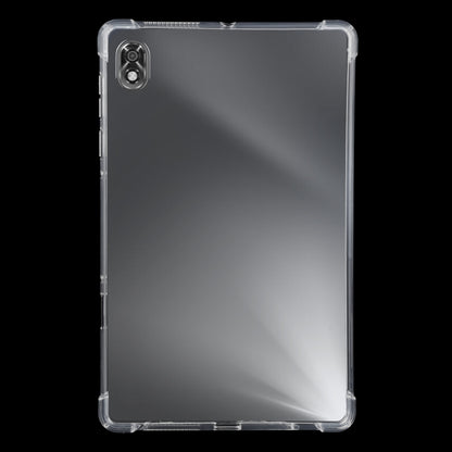 Transparent shockproof TPU tablet case with corner protection and camera cutout