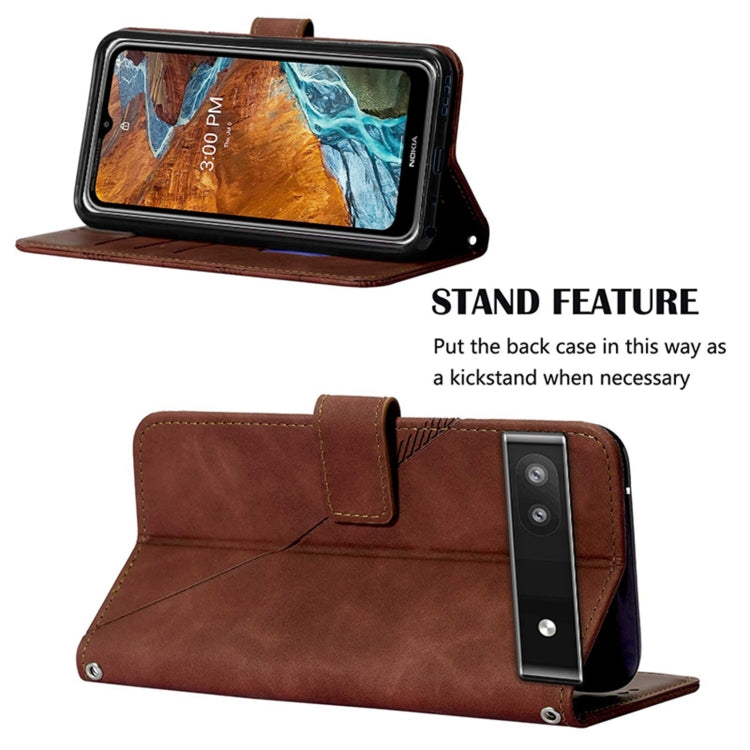 Brown flip phone case with kickstand stand angle and crossbody strap