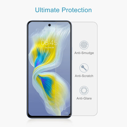 Tempered glass screen protector for phone with anti-smudge, anti-scratch, anti-glare