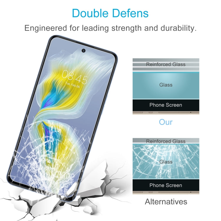 10-pack tempered glass screen protector with reinforced glass durability