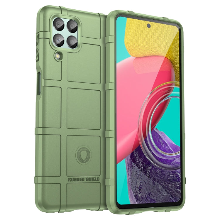 Rugged shockproof TPU phone case, green, full-coverage design with camera cutouts