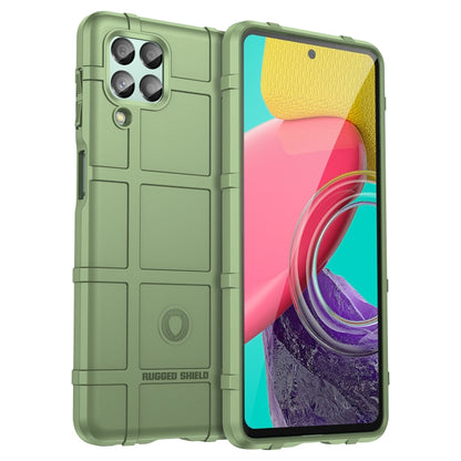 Rugged shockproof TPU phone case, green, full-coverage design with camera cutouts
