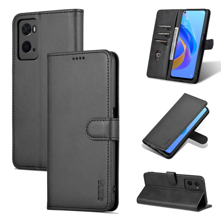 Black leather flip phone case with horizontal stand and card-slot style pocket