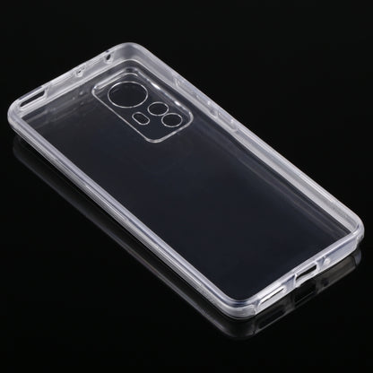 Clear phone case with camera cutout on back, slim protective frame